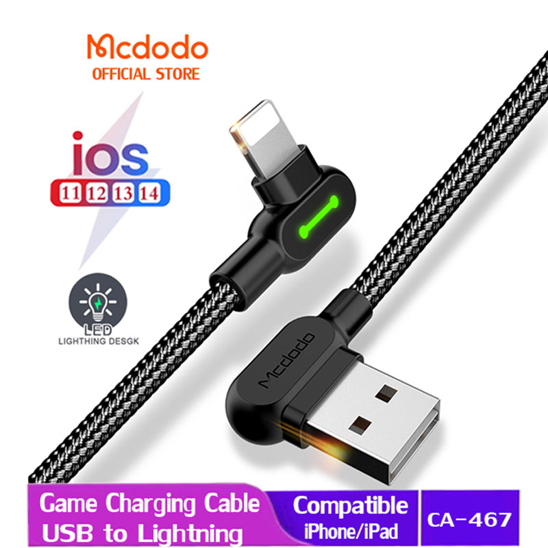 Iphone Mcdodo Mfi Certified Apple Certified MFI Coiled Charging