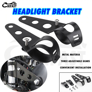 Hot Car 2Pcs Motorcycle Headlight Bracket 33-41mm Fork Tube Head Mount Lamp