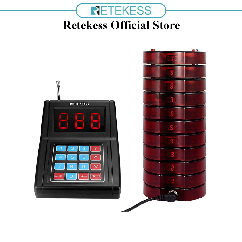 RETEKESS TD165 Restaurant Pager System Wireless Calling System for