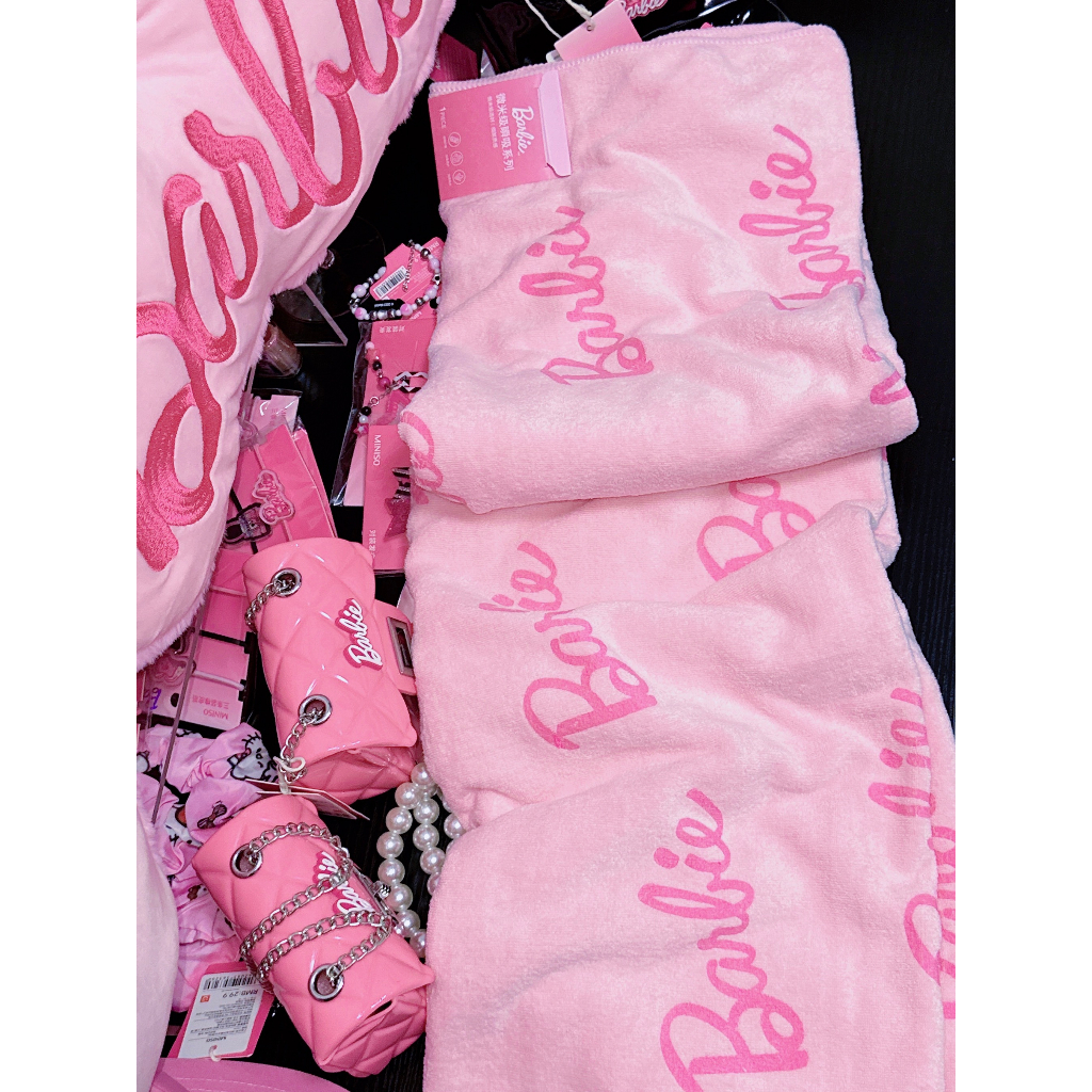 Miniso MINISO Premium Barbie Series Microfiber Plus Size Printed Bath ...