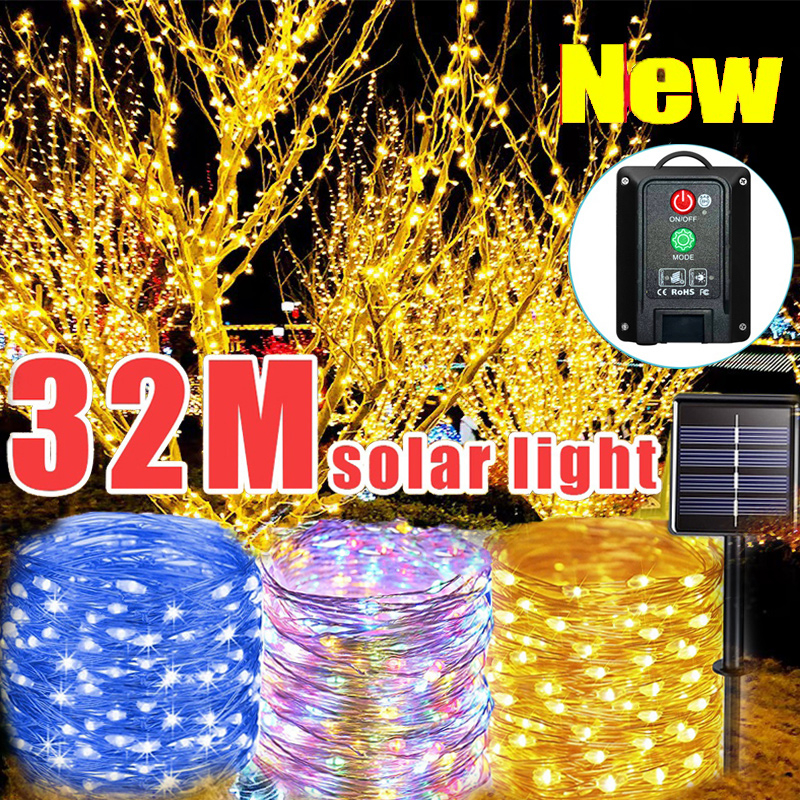 LED Solar Christmas Lights Outdoor Waterproof Solar String Lights for