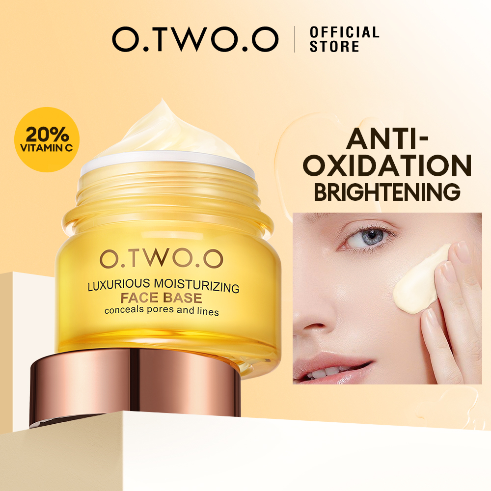 O.TWO.O VC Whitening Cream Luxurious Moisturizing Face Base Smooth Finish Day Cream Skin Care