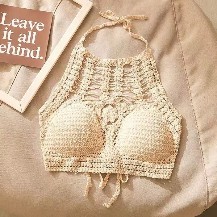 Terno Crochet swimwear Crochet Top Summer Outfit Women Beach Swimming ...