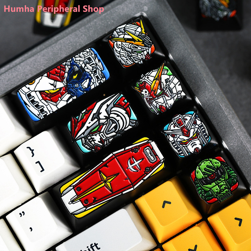 Humha Artisan Keycap Gundam Theme Keycap Mechanical Keyboard Keycap