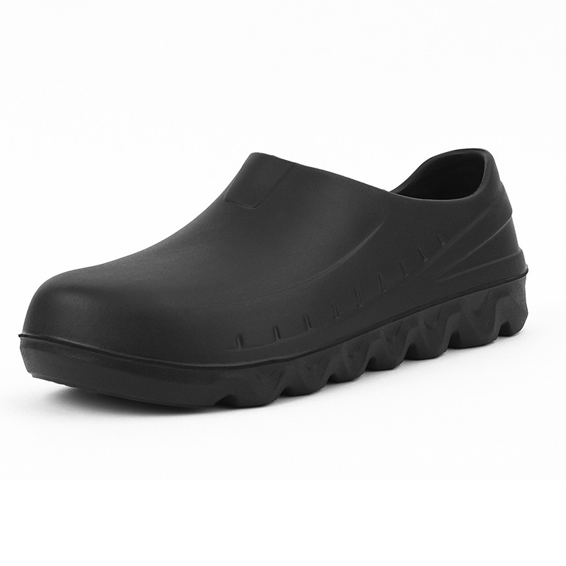 [IUOGE] Kitchen Shoes Anti-slip Chef Shoes Kitchen Waterproof Black ...