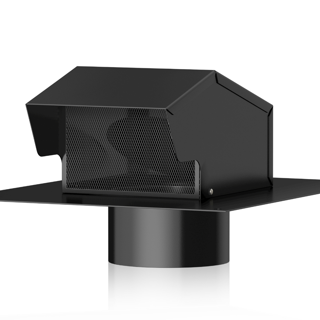 8'' Roof Vent Cap, Hon&Guan Roof Vents For Houses Galvanized Steel