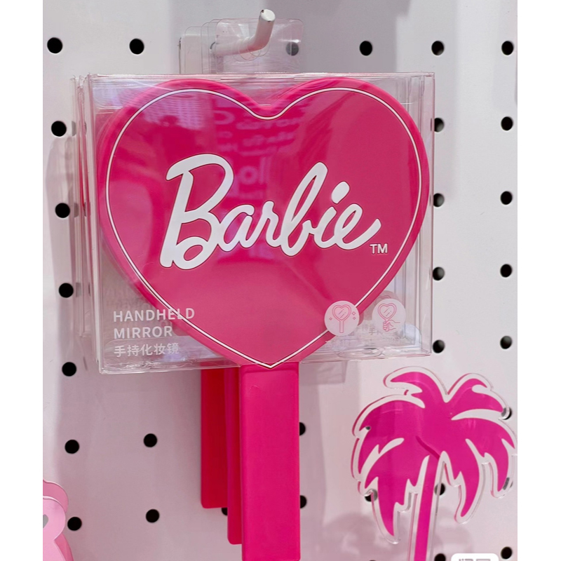 Mini miniso miniso Barbie Series Handheld Mirror Makeup Mirror Portable