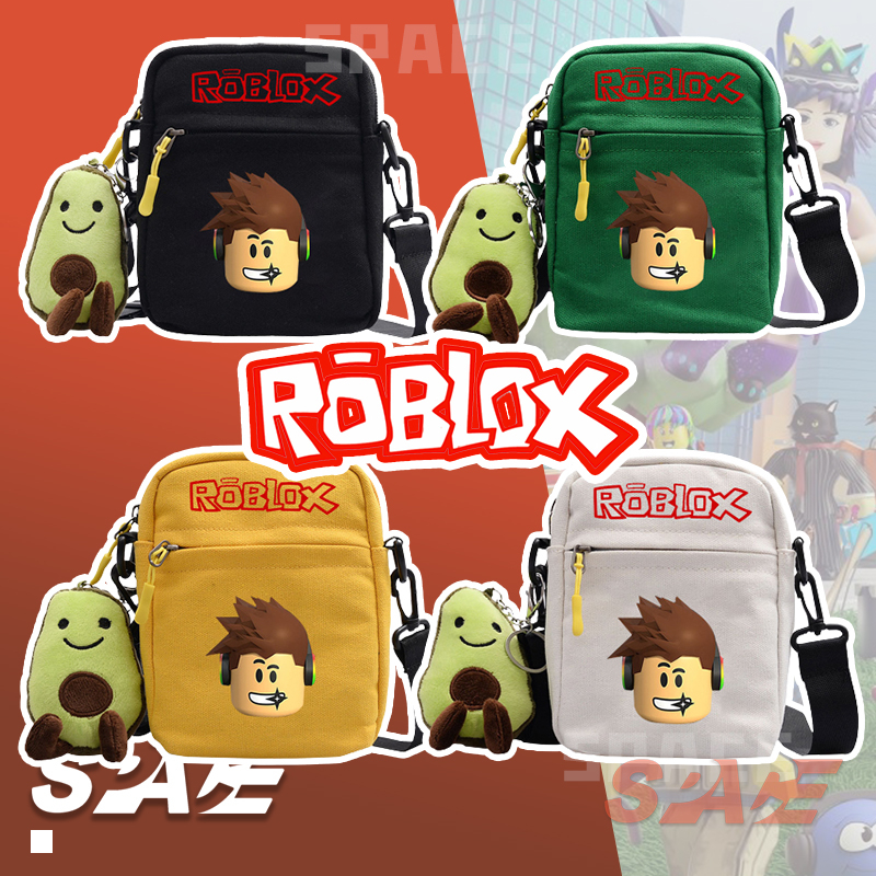 Roblox Messenger Bag For Kids Boy School Student Small Square Fashion