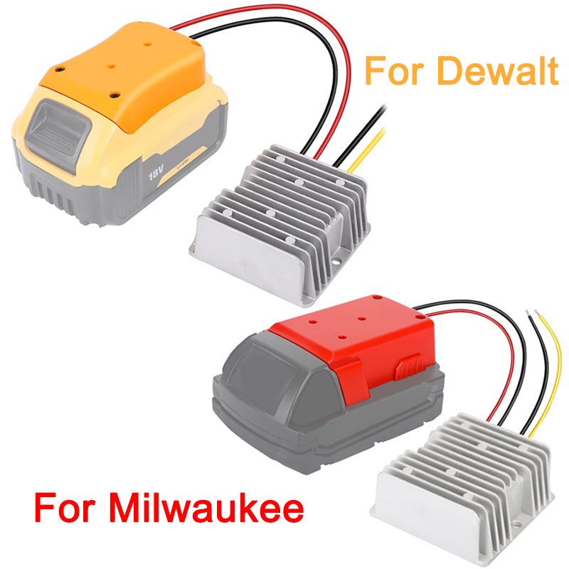 15A 180W Step Down Converter Aadpter For Dewalt For Milwaukee 18V 20V