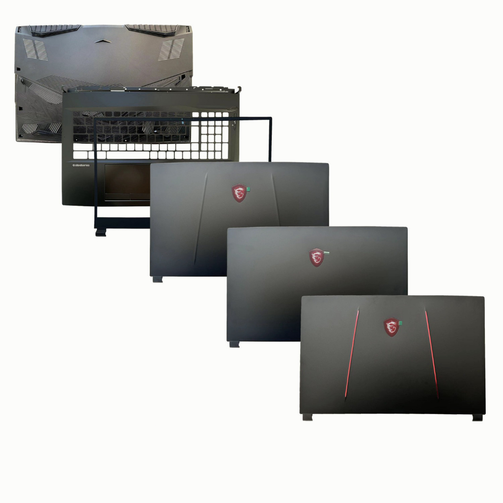 New MSI GE75 GP75 GL75 Raider LCD Back Cover Bezel With Hinges - MS-17E1 MS-17E9 (US Compatible)