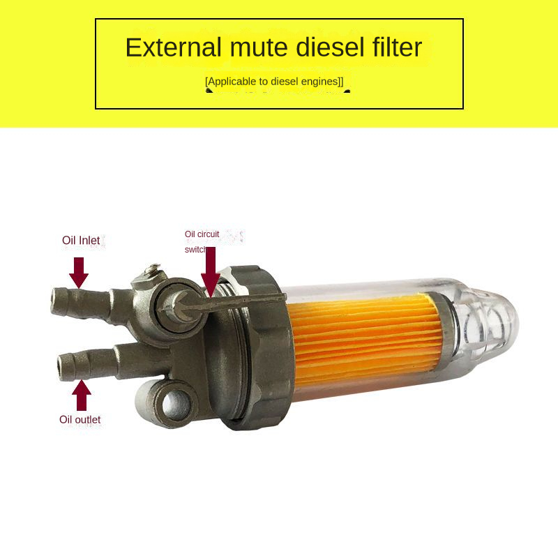 5KW Diesel Fuel filter assembly for KAMA Kipor silent diesel generator