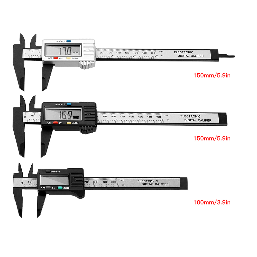 100/150MM Digital Caliper Electronic Plastic Calipers Vernier Thickness