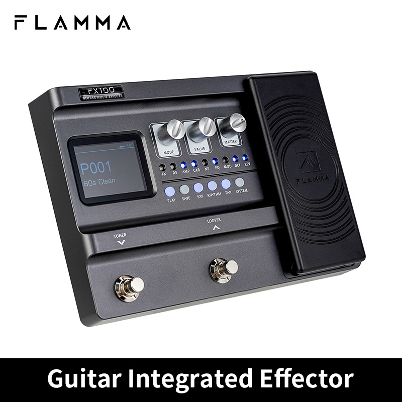FLAMMA FX100 Multi Effects Processor Guitar Pedal with 151 Effects 200