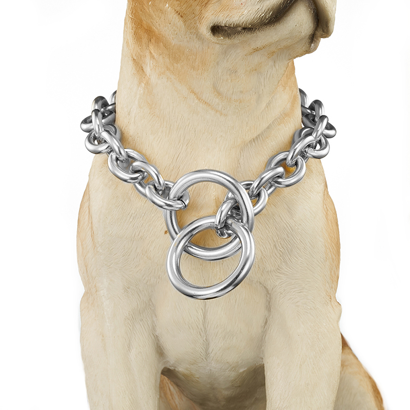 Silver dog hotsell collar necklace