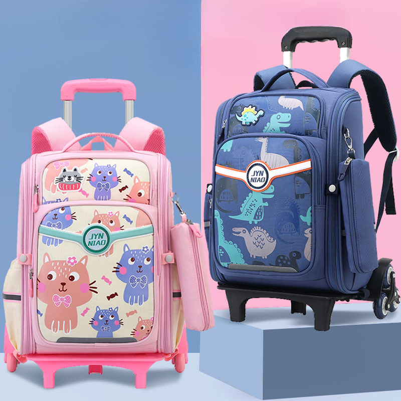 Dinosaur Trolley Bag /trolley school bag for kids/student backpack/girls  boy schoolbag/bags