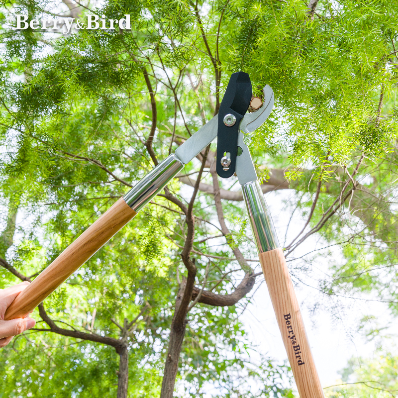 Garden Pruning Shears Heavy Duty Bypass Lopper W/Long Handle Tree Trimmer 30