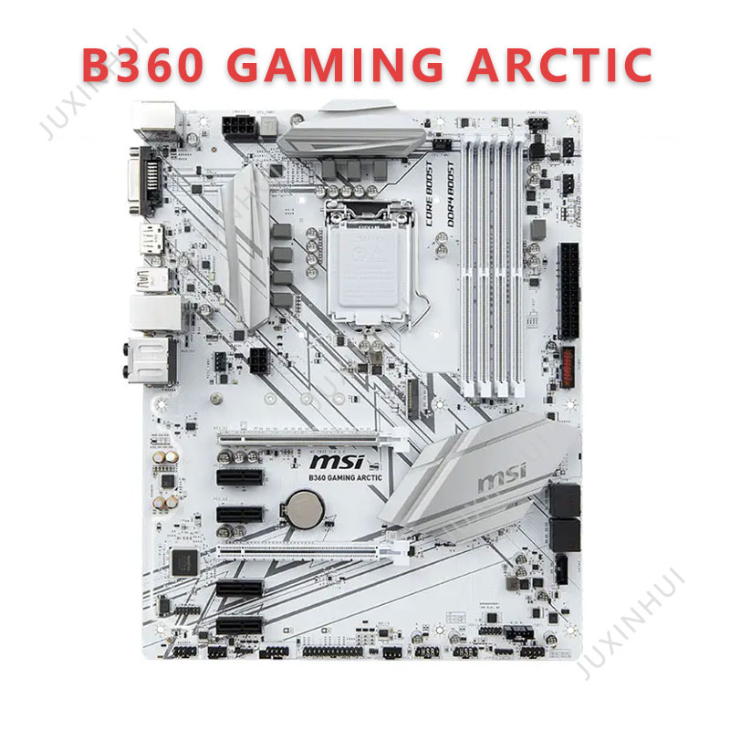 MSI B360 GAMING ARCTIC Polar Edition 1151 motherboard supports i58500