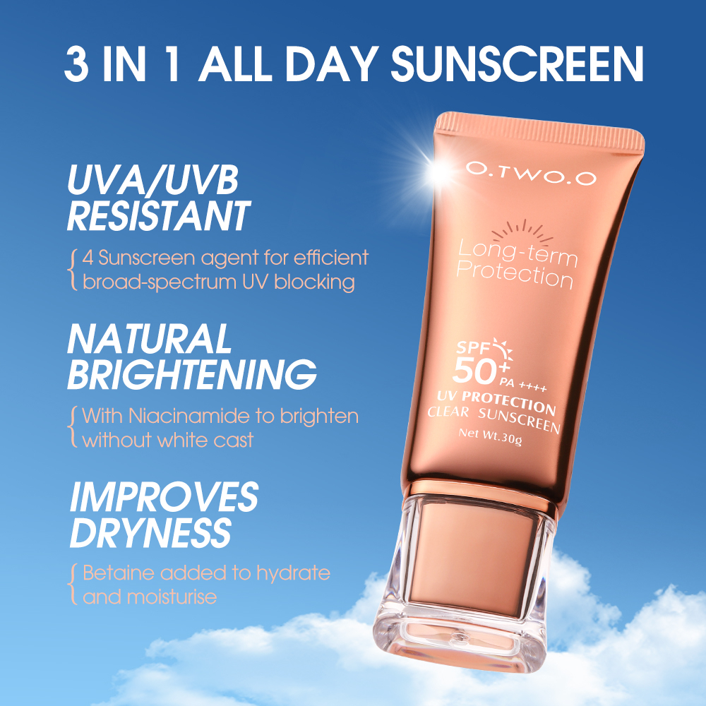 O.TWO.O SPF50 PA++++ Sunscreen Brightening Lightweight NonSticky UV