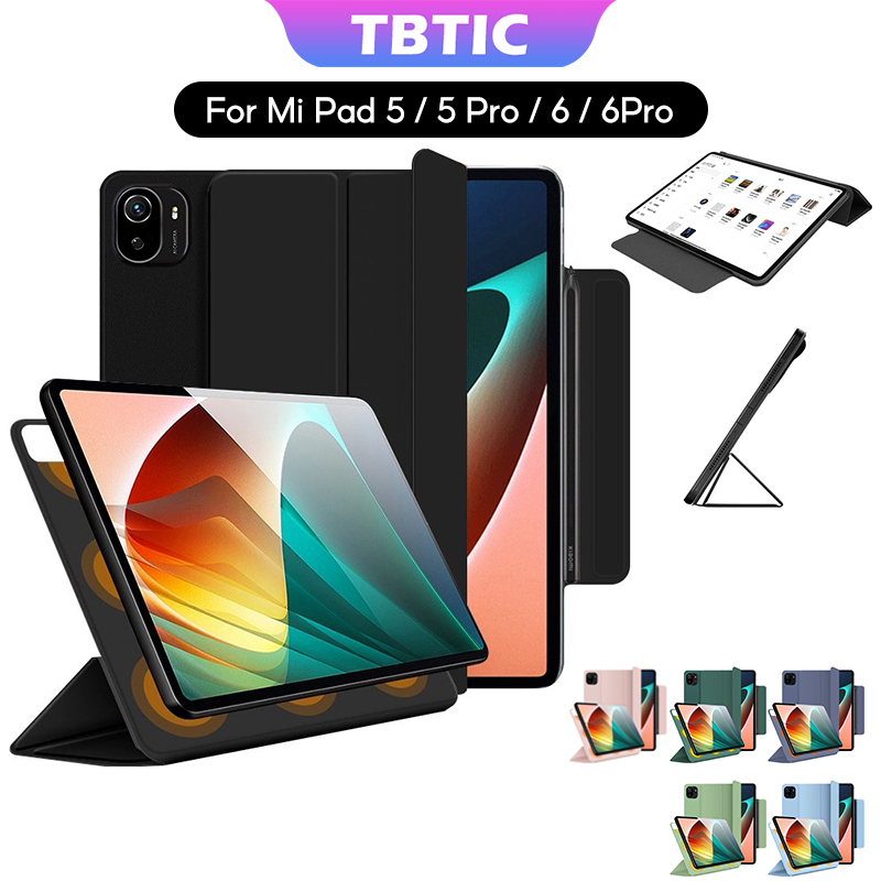 TBTIC 2021 TPU Xiaomi Pad 5 Pro Flip Cover for Mi Pad 5 Case