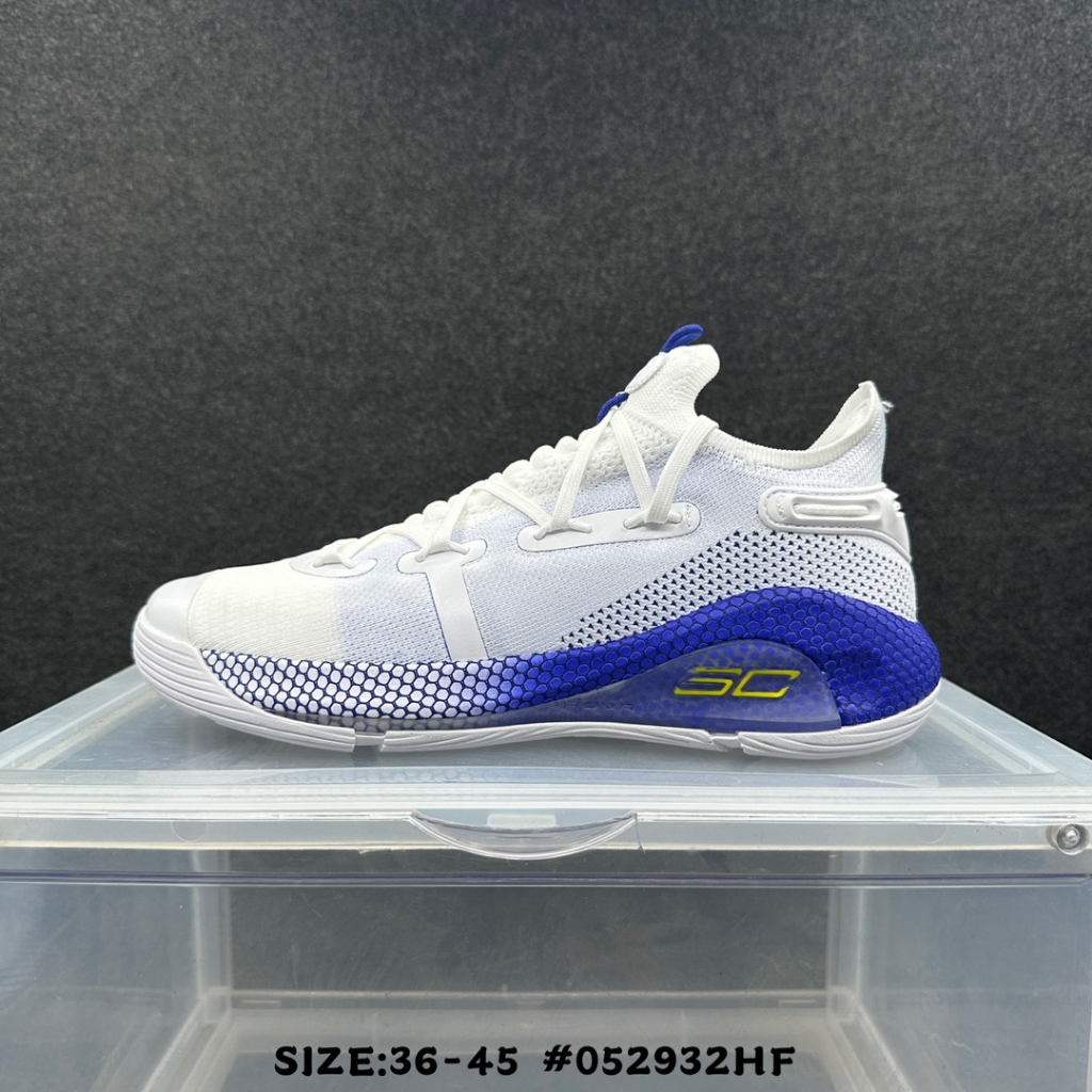 Ready stock Curry 6 Basketball shoes White dark blue Shopee Philippines