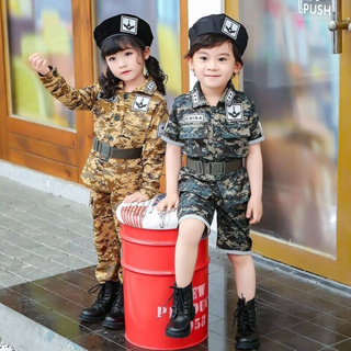 Army Costume Dress For Kids Boys Professional Fancy dress Uniform