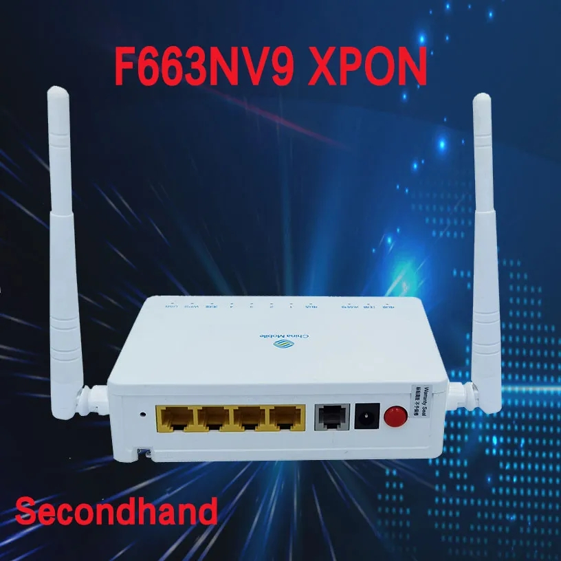 Original F663NV9 XPON GPON EPON ONU 2GE+2FE+1 Port+Wifi+USB ONU ONT ...