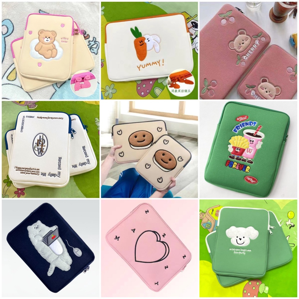 Cute Laptop bag for ipad Macbook Laptop Sleeve Pouch Waterproof 9.715.