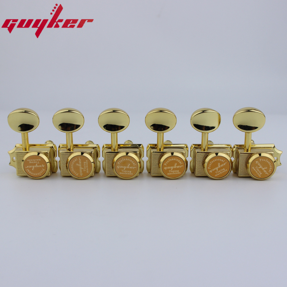GUYKER Vintage Locking Tuners Nut Style Gold Electric Guitar Machine
