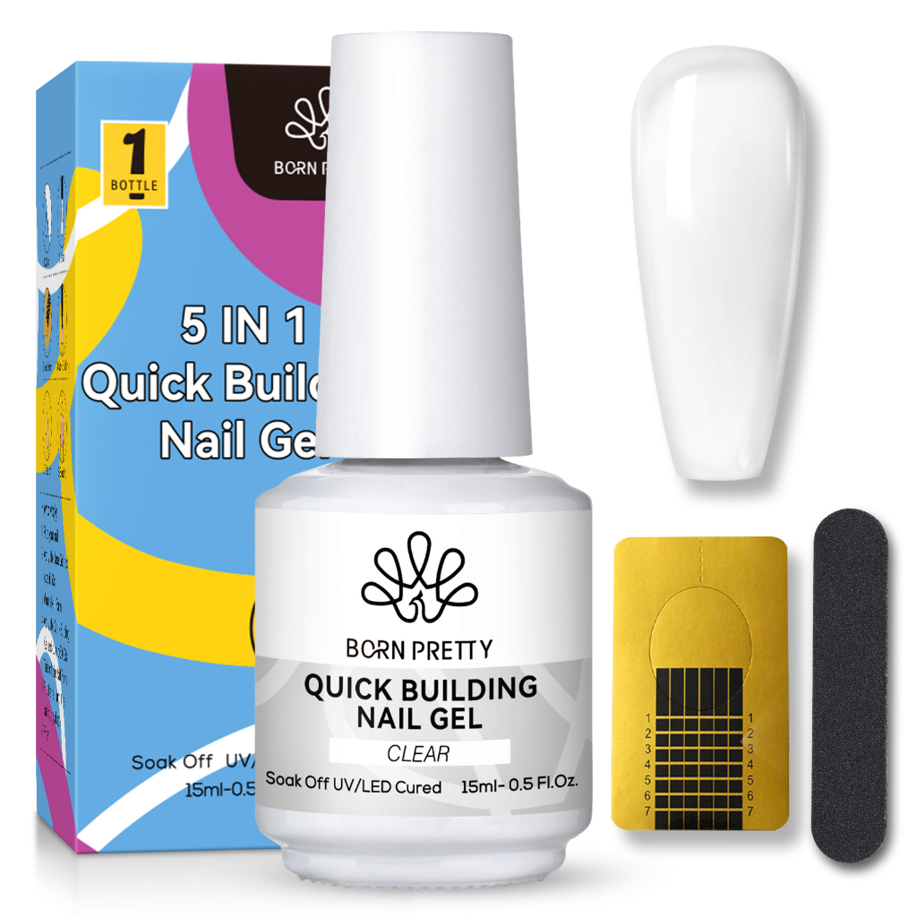 Born Pretty 6 In 1 Nail Glue Blooming Gel Strengthener Extension Base