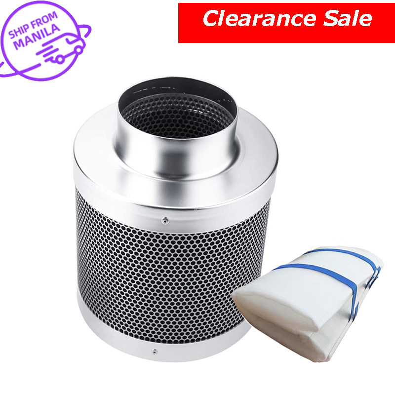 【Litgrow】 4 Inch Carbon Filter Odor Control Filters, Hydroponics Keep