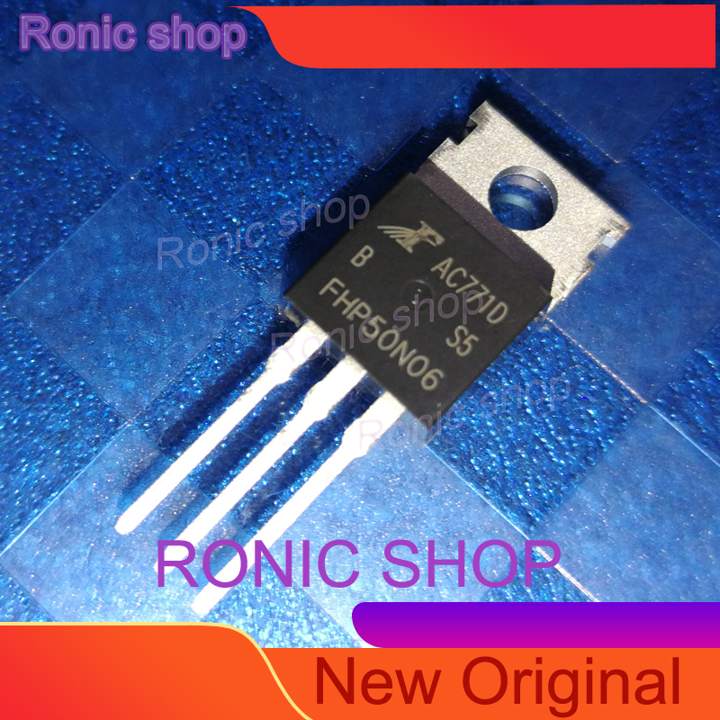 5Pcs 10PCS Original and brand new FHP50N06 TO220 50N06 TO-220 50A/60V ...