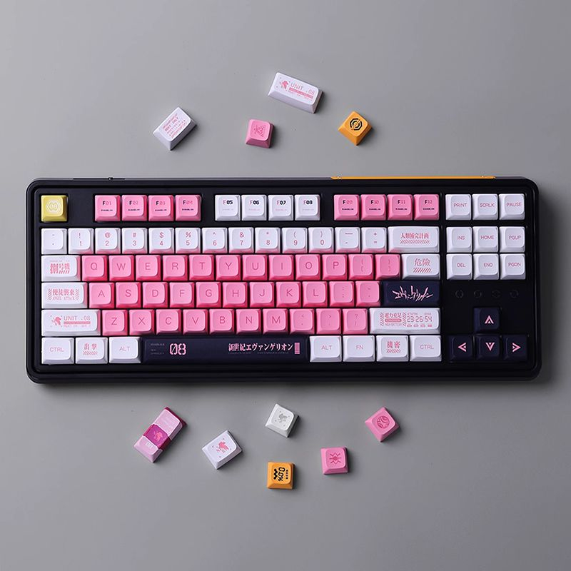 【Keycap Only】EVA08 Keycap 134Keys XDA Profile PBT Sublimation For ...