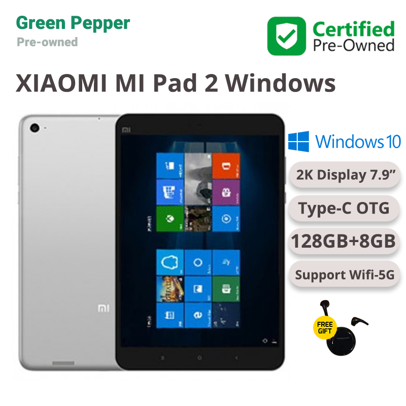 XIAOMI MI PAD 2 Windows 10 64GB/128GB/256GB + 8GB/4GB RAM intel CPU X5 ...