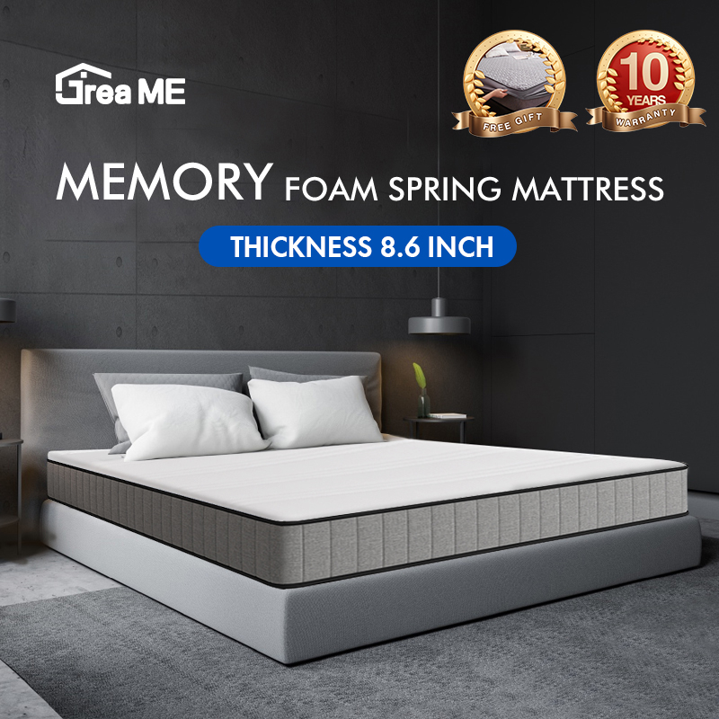 Dreame 8.6inch Memory Foam Spring Mattress Soft breathable back care