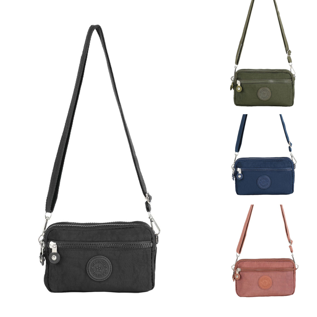 Female Small Messenger Crossbody Bag New Lightweight Long Wallet Women's Nylon One Shoulder