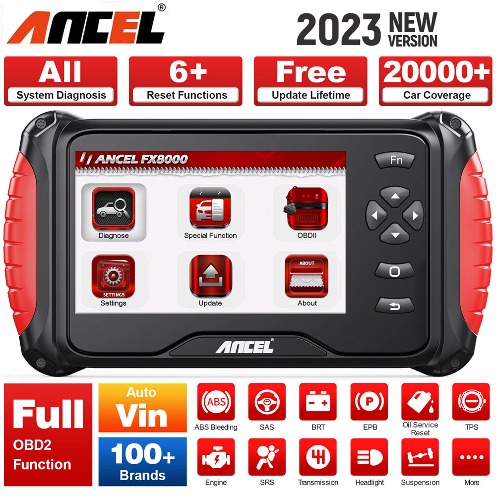 ANCEL FX8000 OBD2 Car Diagnostic Tools All System Automotive Scanner EPB ABS SRS Oil Reset Code