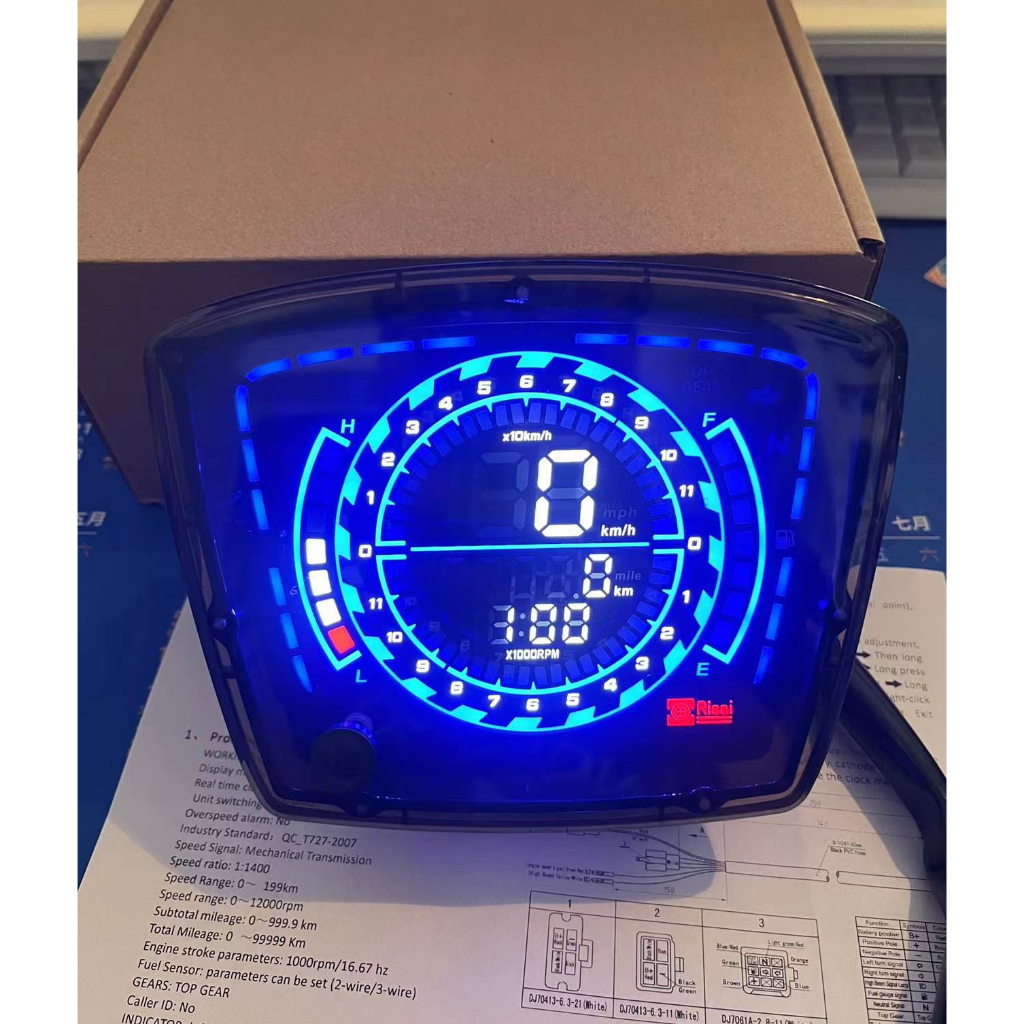 For HONDA EX5 HIPOWER/EX5 DREAM Astrea prima/star LCD Digital Meter ...