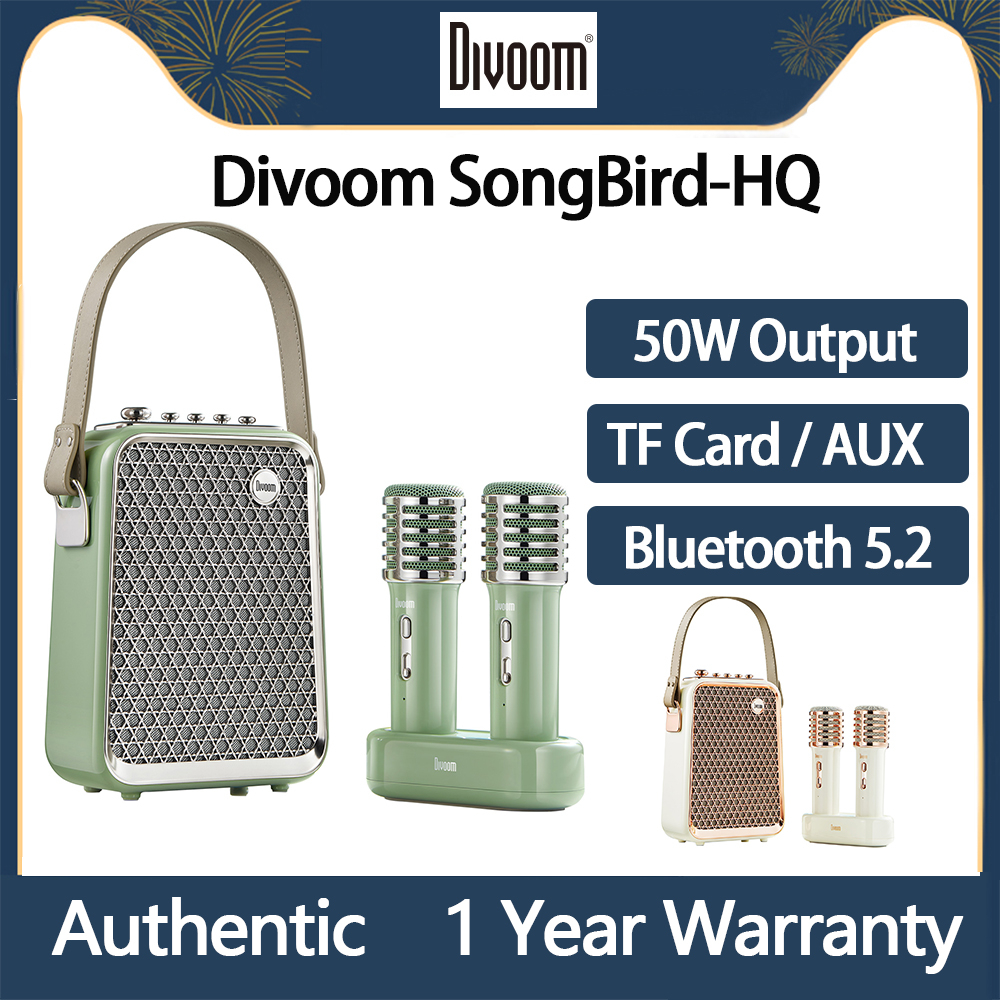 Original Divoom Songbird Portable Wireless Bluetooth Speaker 50W ...