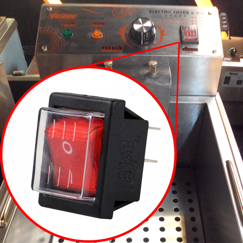 Electric Fryer Waterproof Switch Noodle Cooking Furnace Commercial ...