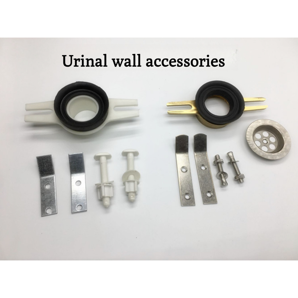 Wall mounted urinal wall horizontal drainage connection accessories