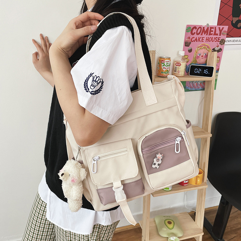 High School Student High Capacity Shoulder Bags All Match Girl Middle ...