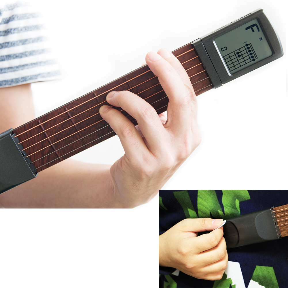 SCT80 Pocket Guitar Chords Practice Tool Portable Guitar Neck Trainer