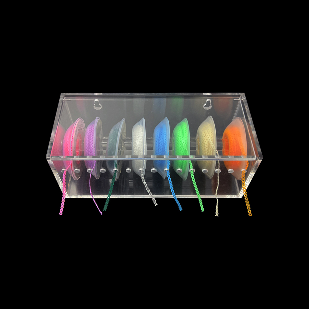 Dental Power Chain Case Orthodontic Power Chain Dispenser Acrylic Box ...