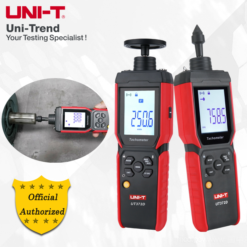 UNIT UT372D 2 in 1 Digital RPM Tachometer Digital tachometer Rotational speed measurement