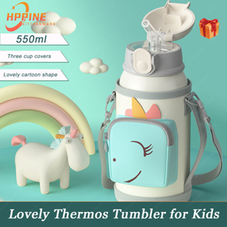 550ml 1 Cup With 2 Covers Children's Thermos Children's Portable