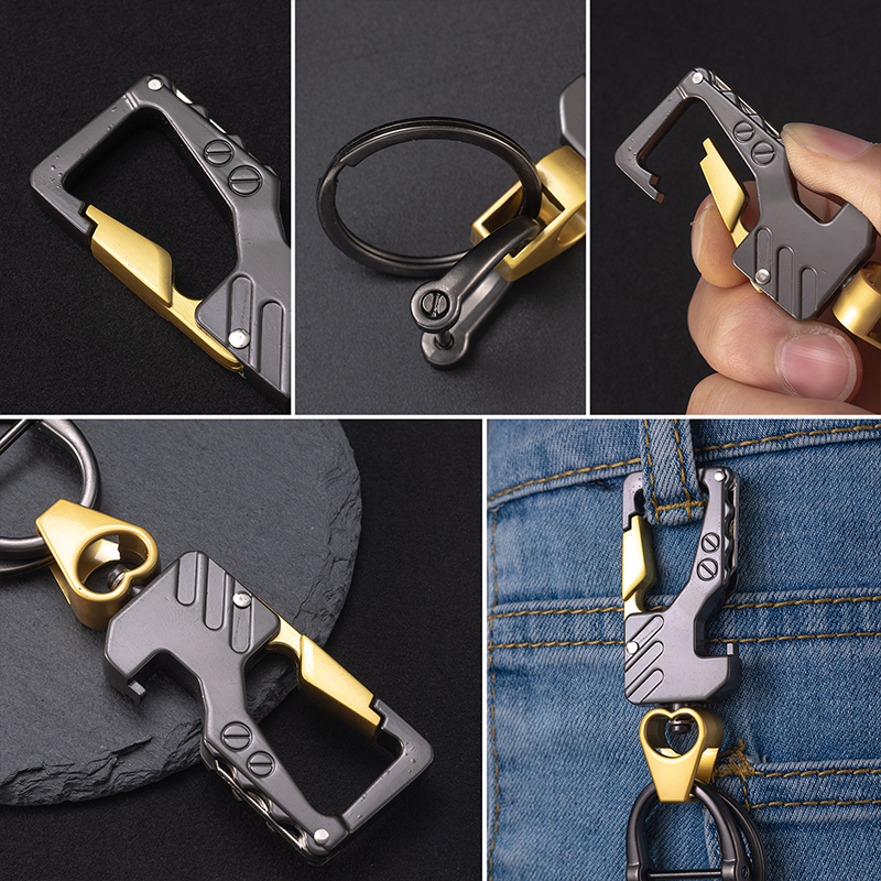 Multifunction Heavy Duty Keychain with (1 Key Ring and 1 D-ring ...