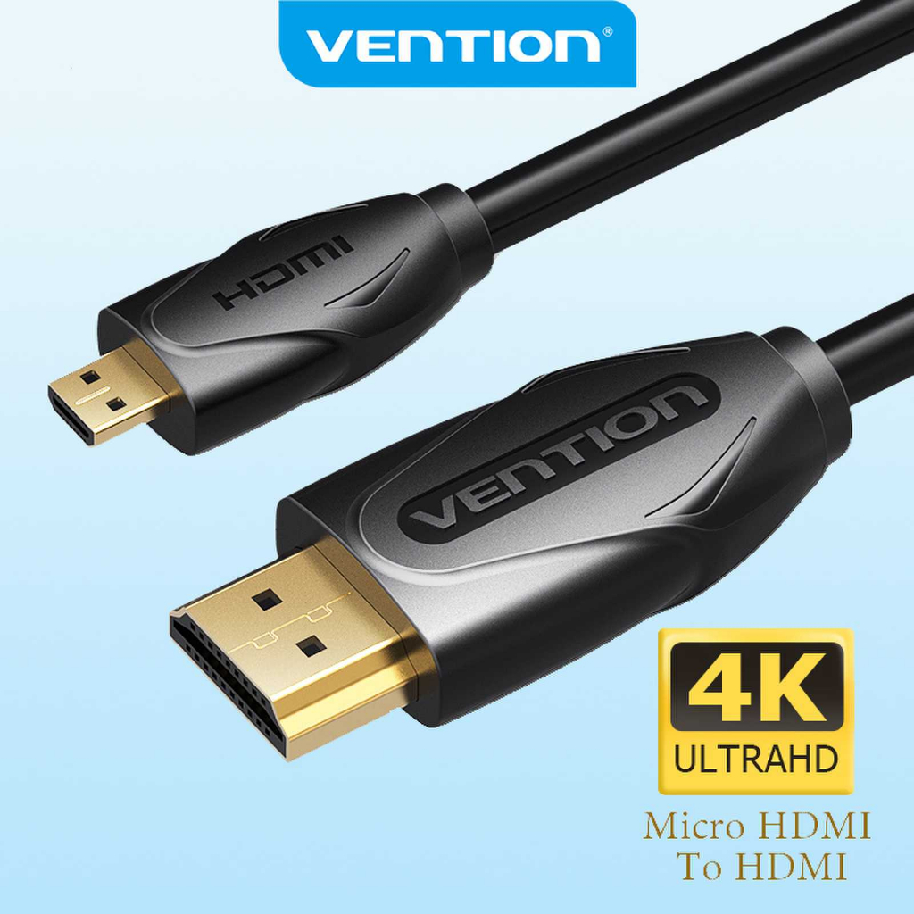 Vention Micro HDMI To HDMI Male To Male Cable 1080P 3D 4K HDMI