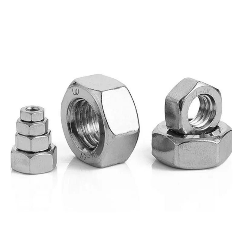 Metric M3~M12 Hex Hexagon Nuts Thin/Standard Nut 304 Stainless Steel ...