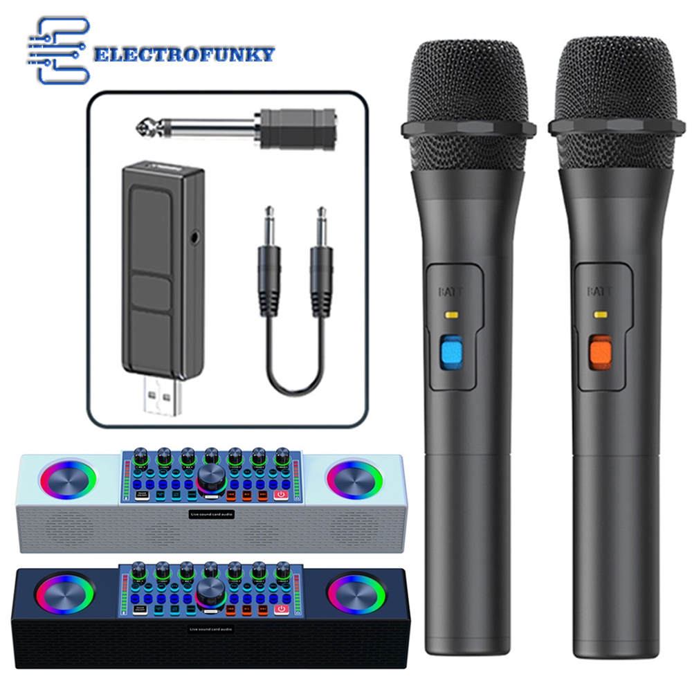 Wireless Microphone Sound Card Machine dedicated to live broadcast