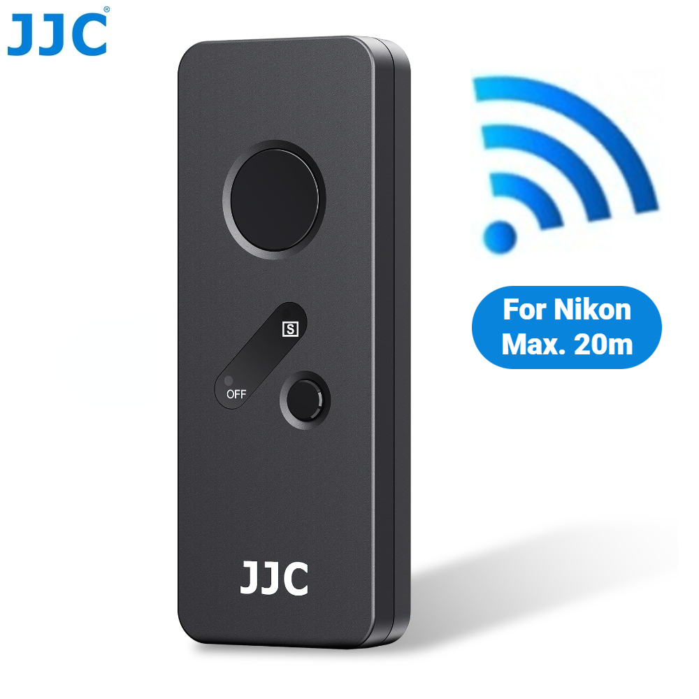 JJC IRC-N3 Wireless Infrared Remote Control Shutter Release for Camera  Nikon Z9 D90 D750 D7500 D7200 D7100 D7000 D5500 D5300 D5200 D5100 D5000  D3400